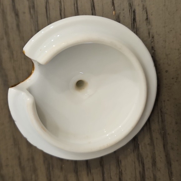 Noritake Multicolor Mustard Pot with Gold Accents VINTAGE - Picture 10 of 15